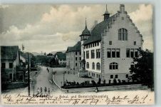 5034 Suhr 1904 - Schul u. Gemeindehausplatz