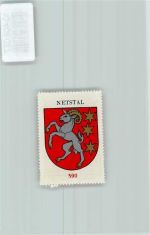 8754 Netstal - Vignette Wappen Kaffee Hag ca 1920-1940 Widder