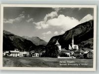 7530 Zernez 1952 Foto AK Schloss Wildenberg Kirche