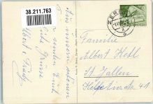 7530 Zernez 1952 Foto AK Schloss Wildenberg Kirche