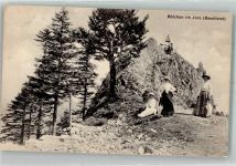 Jurablick 1915 Foto AK Feldpost Ldst-Genie-Kompgnie 17 Aussichtspunkt Bölchen