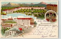 6330 Cham 1902 - Töchterinstitut Heiligkreuz Kirche