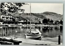 1095 Lutry 1964 Foto AK Hafen