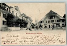 3360 Herzogenbuchsee 1904 - Dorfplatz Geschäftshaus Eduard Belrichard