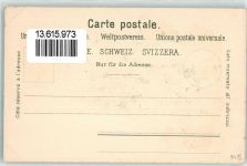 Albula Lithographie Albula Weisenstein Bergun Bergunerstein Edelweiss Verlag Künzli Nr 1262