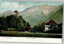 3852 Ringgenberg BE 1910 Foto AK Kirche Pfarrhaus