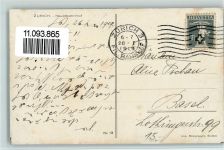 8000 Zürich Künstlerkarte Hauptbahnhof sign.