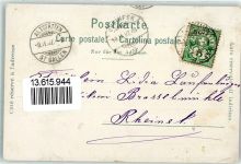 9450 Altstätten SG 1902 Lithographie Bahnhofstrasse Marktgasse