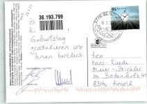 3778 Schönried 2006 Foto AK Hotel Emitage -Golf Geburtstag