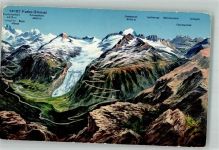 Furka Foto AK Rhonegletscher