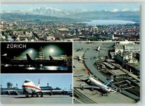 8000 Zürich - Flughafen Swissair Maschine