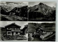 7428 Tschappina Foto AK Gasthaus Pension Alpenblick Ober-Tschappina