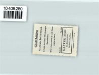 8192 Glattfelden - Vignette Wappen Kaffee Hag ca 1920-1940 Geweih