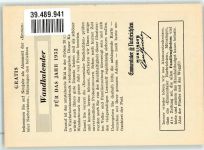 3110 Münsingen KEINE AK Winter Schweizer Wandkalender 1952 Werbung Emmentaler Nachrichten