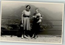 San Salvatore FOTO KEINE AK 2 Frauen mit Hund