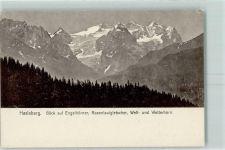 6085 Hasliberg Goldern - Hasleberg Blick auf Engelhörner Rosenlauigletscher Well- und Wetterhorn