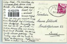 8707 Uetikon am See 1933 Foto AK Kirche AK