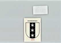 4102 Binningen - Vignette Wappen Kaffee Hag ca 1920-1940 Binningen