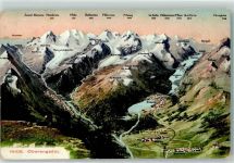 7505 Celerina/Schlarigna 1907 - Oberengadin Vogelschau