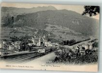 7130 Ilanz Foto AK Bahnhof