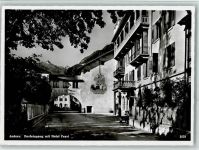 7440 Andeer - Dorfeingang mit Hotel Fravi