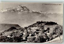 1884 Huémoz - Dents du Midi