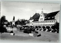1630 Bulle Foto AK Denkmal Nikolas Chenaux Institut Sainte Croix