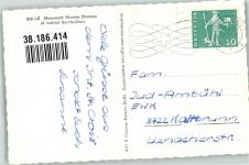 1630 Bulle Foto AK Denkmal Nikolas Chenaux Institut Sainte Croix