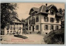 6103 Schwarzenberg LU Foto AK Postamt Handlung Bachmann