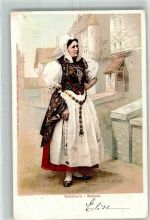 4500 Solothurn Soleure 1902 Foto AK Tracht Frau