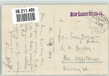 Schenadüi 1923 Foto AK St. Maria-Hospiz Feldpost Motor-Kanonen-Batterie 86