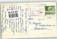 7315 Vättis 1952 Foto AK St. Martin im Calfeisental Kapelle