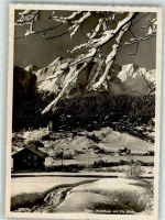 7018 Flims Waldhaus Winter Waldhaus mit Piz Riein