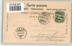 8157 Dielsdorf 1903 BOAKC Lithographie Regensberg Kirche Verlag Künzli Nr 793 Bahnpost Nr 37