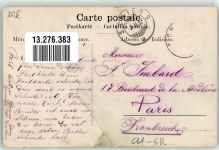 7220 Schiers 1907 Gebrauchsspuren Realschule Gymnasium Seminar Kirche