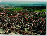 8304 Wallisellen Foto AK Fliegeraufnahme Bahnhof
