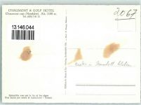 2067 Chaumont Gebrauchsspuren Fliegeraufnahme Chaumont & Golf Hotel