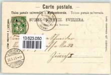 4952 Eriswil Prägedruck Wappen Lithographie