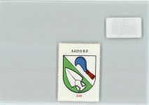 8355 Aadorf - Vignette Wappen Kaffee Hag ca 1920-1940 Aadorf