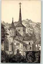 1323 Romainmôtier-Envy - Temple vue Nord est