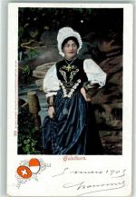 1905 - Solothurner Trachtenfrau