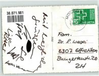 1323 Romainmôtier-Envy 1964 Foto AK Kirche