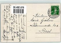 8200 Schaffhausen Sciaffusa 1915 - Mann mit Gehstock