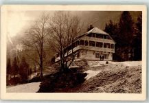 4717 Mümliswil Gebrauchsspuren Winter Naturfreundehaus Passwang Ortsgruppe Basel