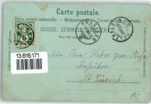 9427 Wolfhalden 1900 Lithographie / Mondschein Pension Friedheim Flora Gasthauf Pension Zum Adler Pension Blatter Lindberg
