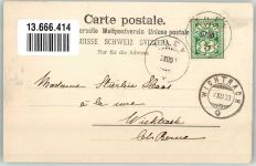 1552 Trey 1903 Foto AK Straßenszene Kirche