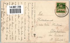 7213 Valzeina 1923 Foto AK Kurhaus Valzeina Scesaplana