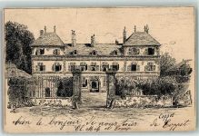 1296 Coppet 1902 Künstlerkarte Villa