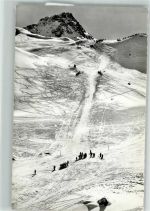 7240 Küblis Foto AK Winter Parsennenabfahrt