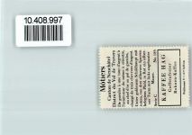 2112 Môtiers NE - Vignette Wappen Kaffee Hag ca 1920-1940 Burg